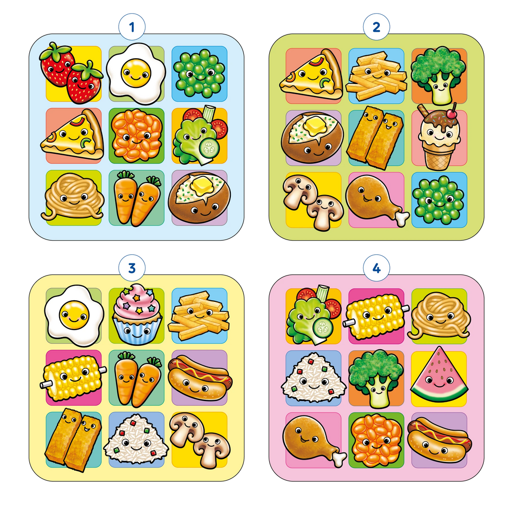 Fun Food Bingo Misplaced Pieces