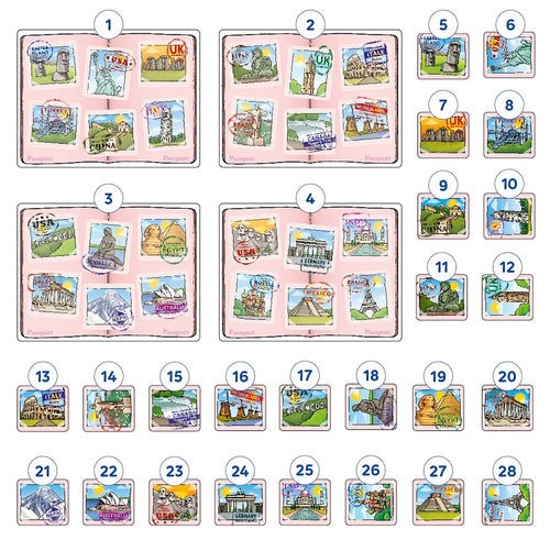 Landmark Lotto Mini Game Misplaced Pieces