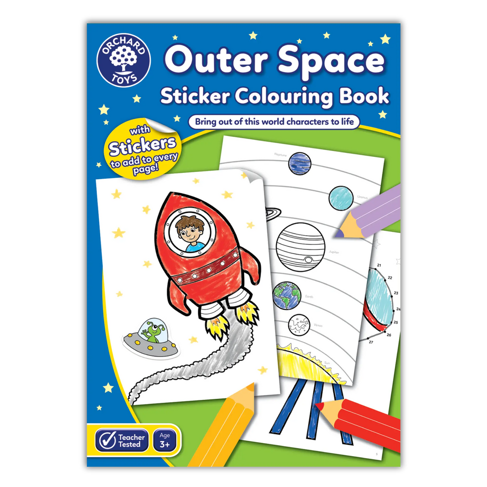 Outer Space Colouring Book