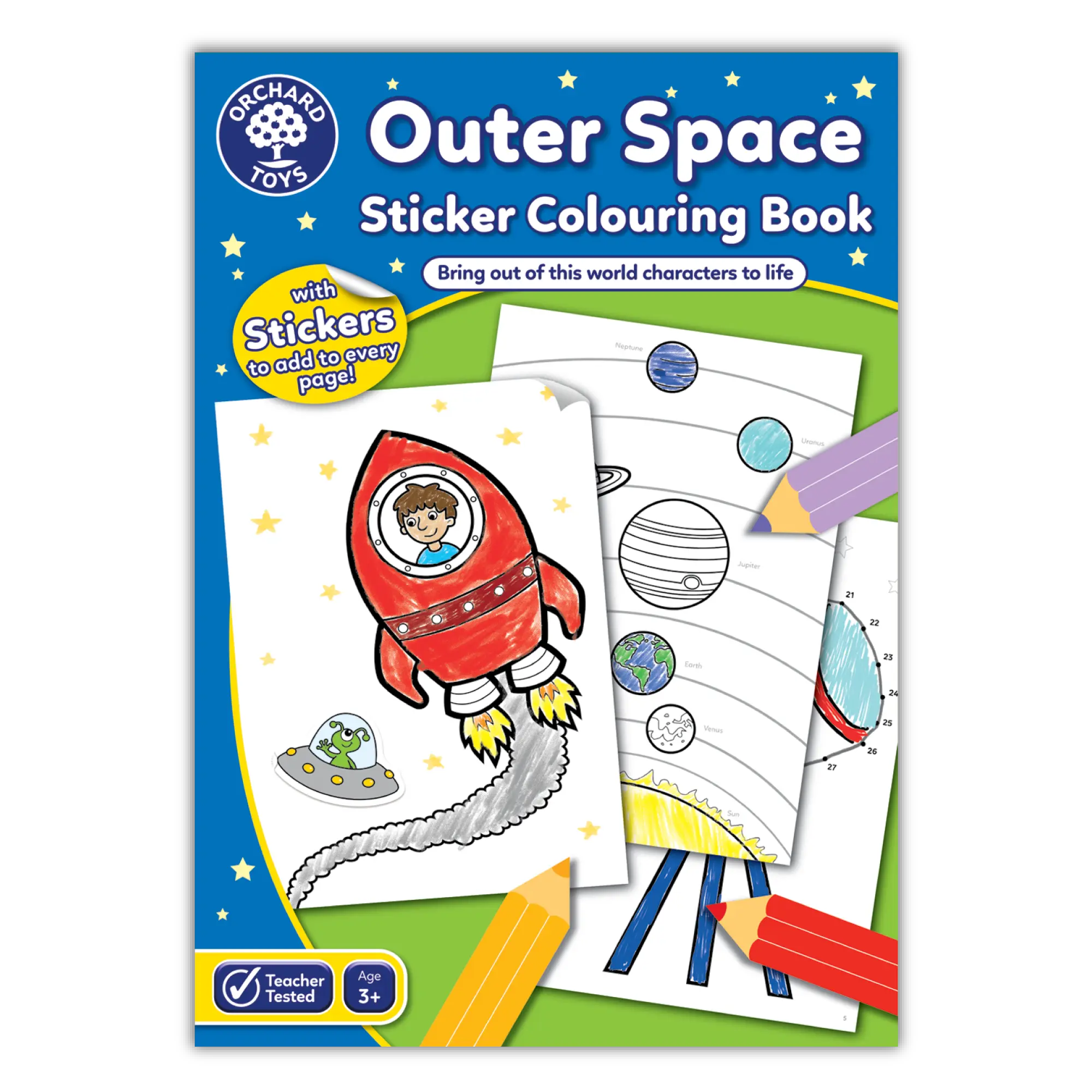 Outer Space Colouring Book