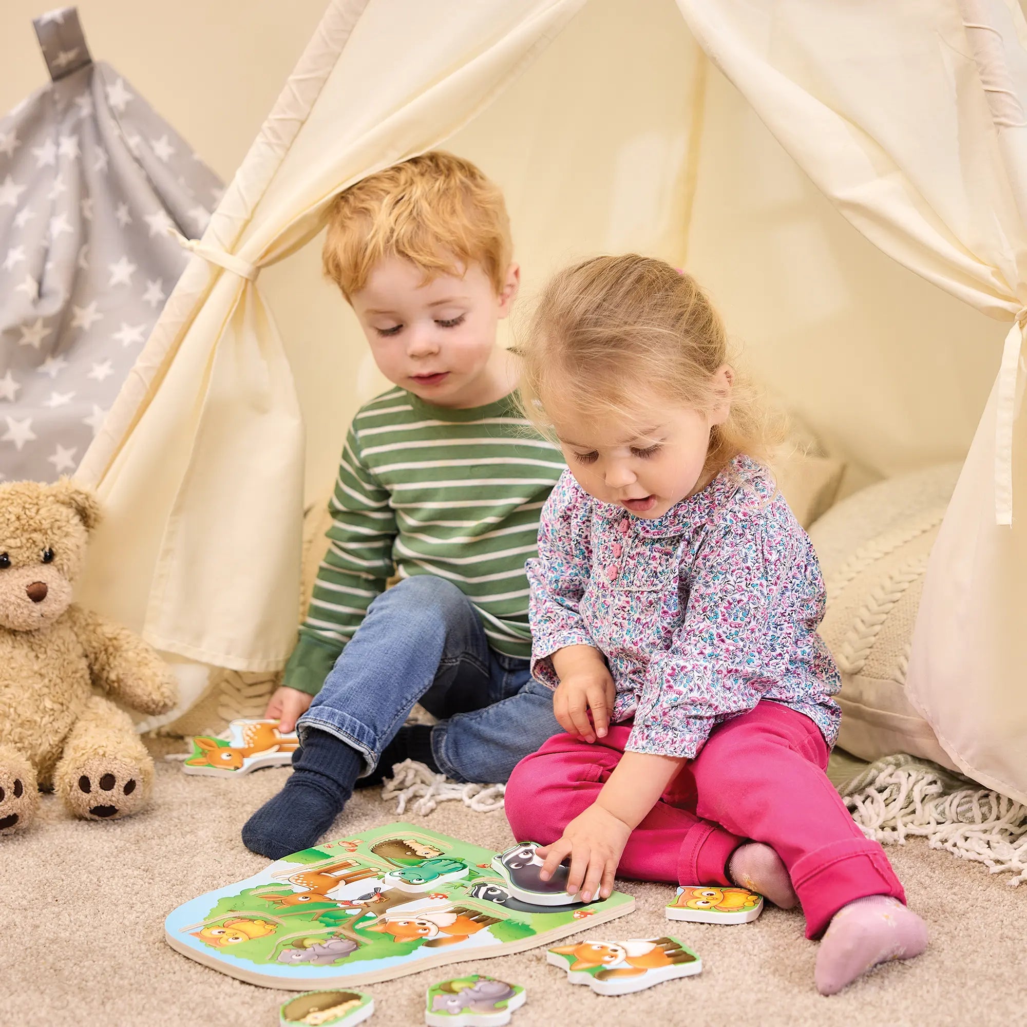 Woodland chunky wooden puzzle