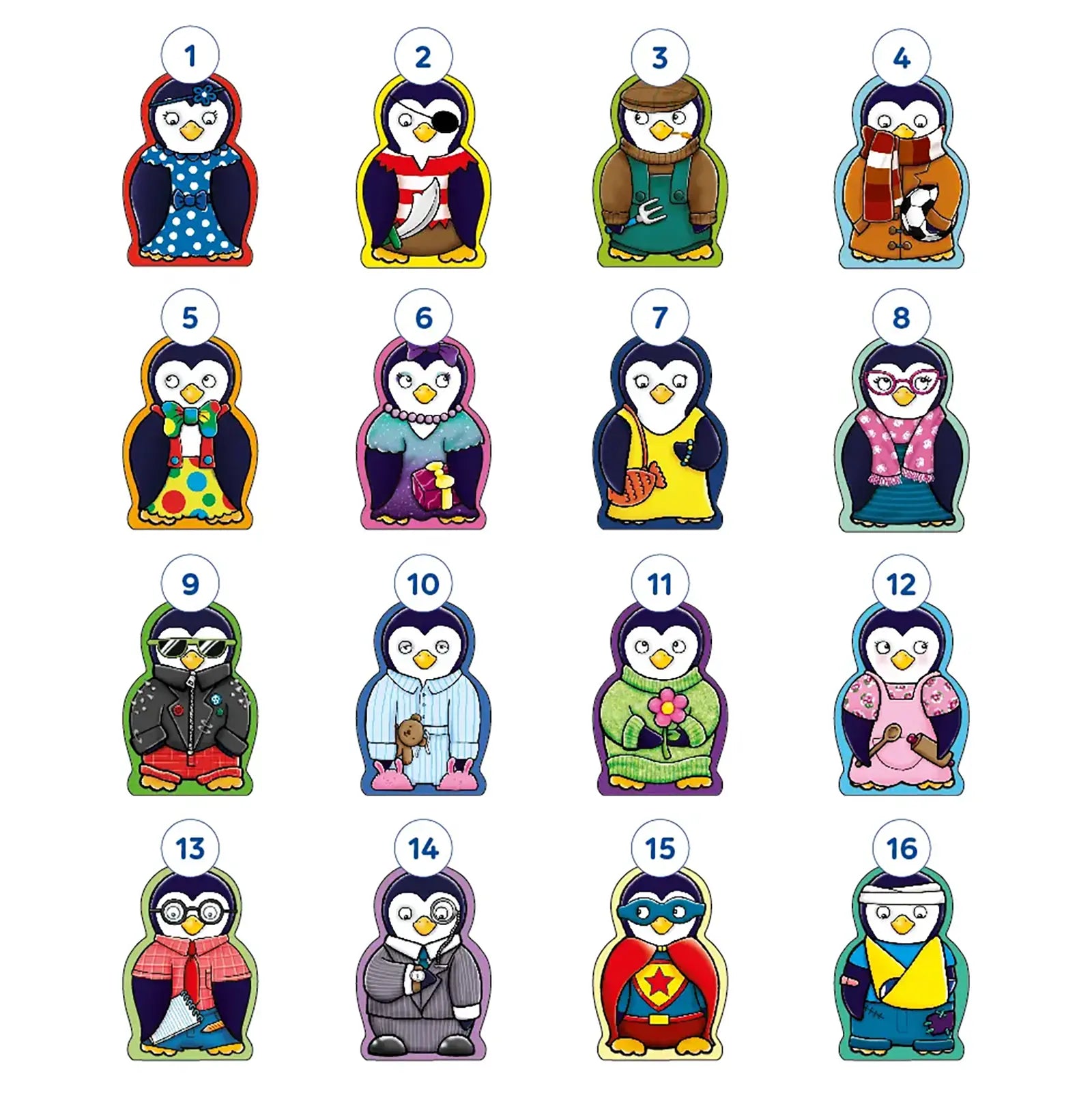Penguin Pairs Mini Game Misplaced Pieces