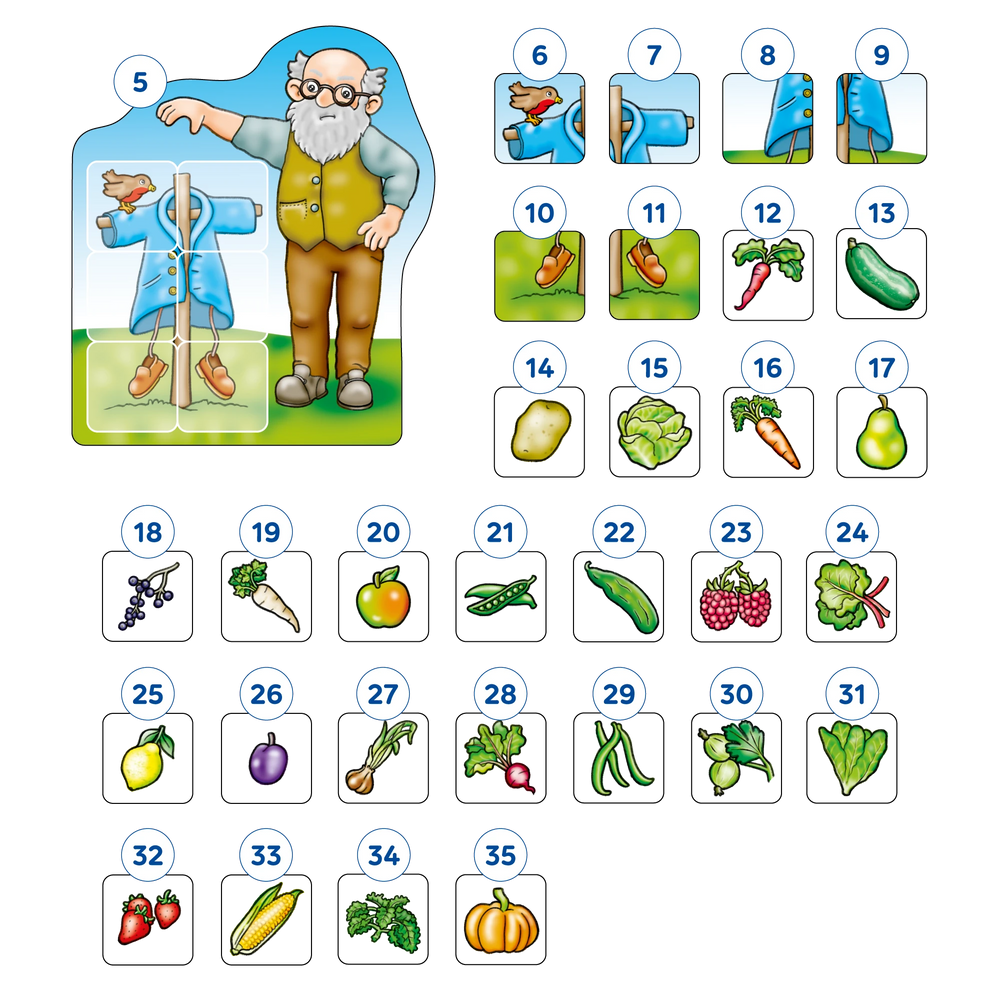Peter Rabbit Veg Patch Lotto Misplaced Pieces