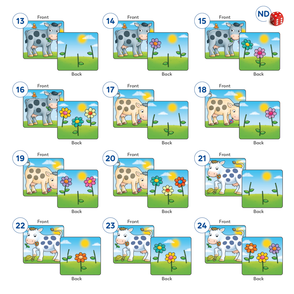 Spotty Cows Game Misplaced Pieces