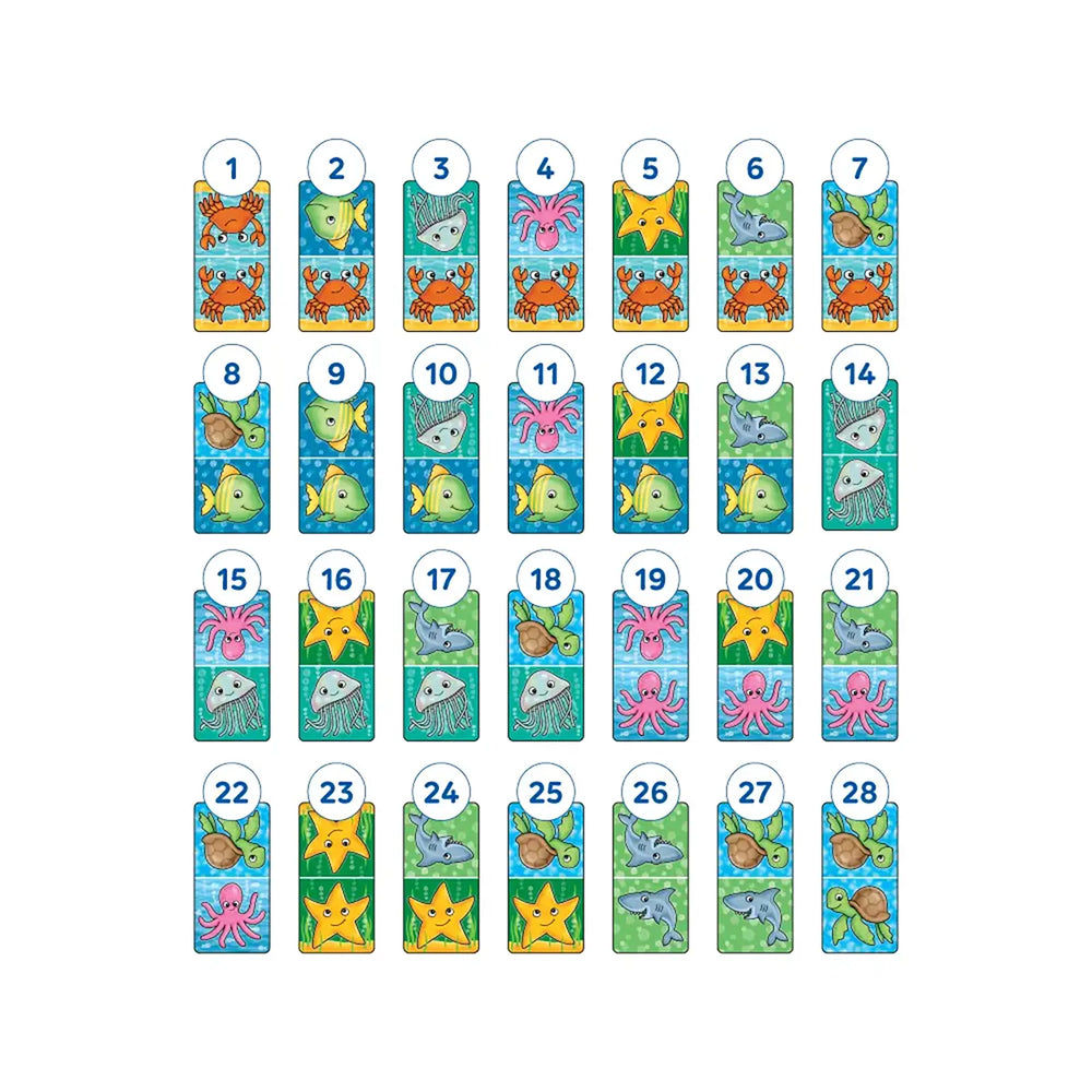 Under The Sea Dominoes Game Misplaced Pieces