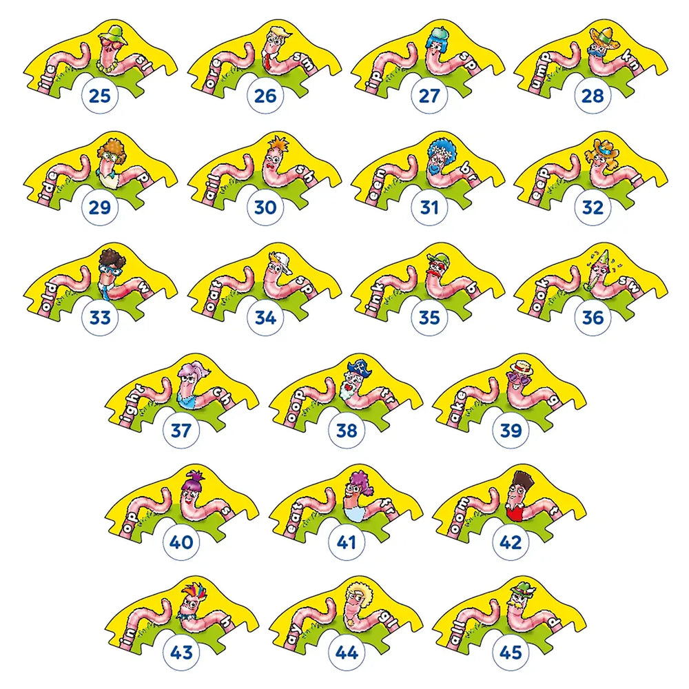 Wiggly Words Game Misplaced Pieces