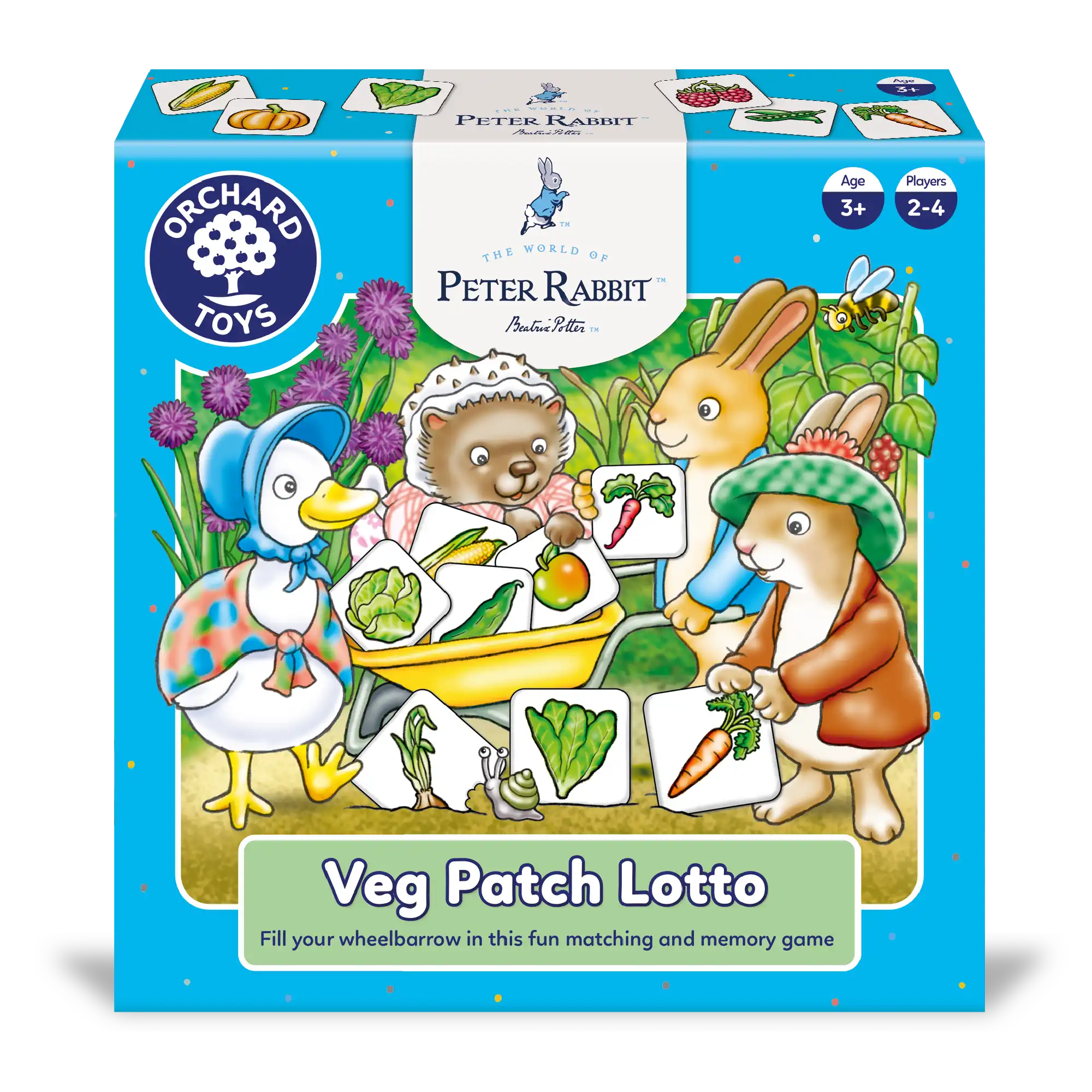 Peter Rabbit™ Veg Patch Lotto Game