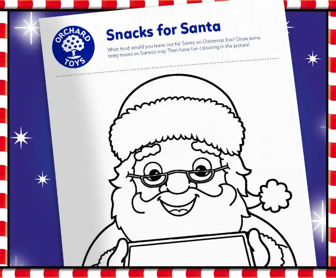 A range of Christmas-themed activity sheets, from simple craft ideas to fun recipes!