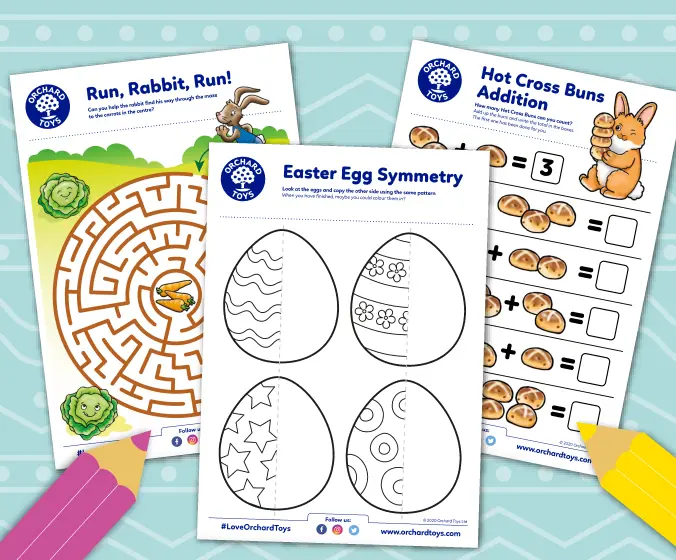Fun Easter crafts, colouring sheets and recipes to keep little ones entertained for hours!