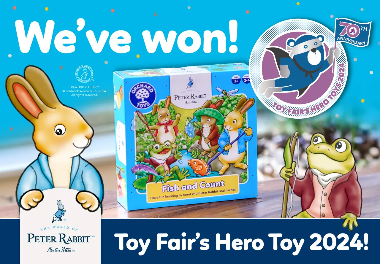 Peter Rabbit™ Fish and Count wins Hero Toy Award!