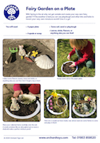 Fairy Garden on a Plate
