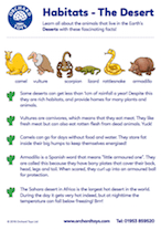Habitats - The Desert