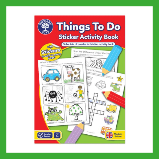 Things To Do Activity Book