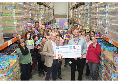 Orchard Toys support EACH charity