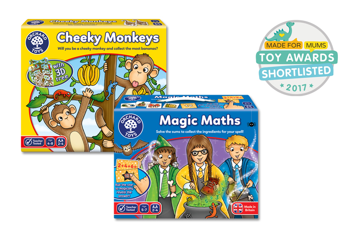 Orchard Toys shortlisted in the Made for Mums awards Orchard Toys awards shortlist