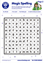 Magic Spelling Wordsearch