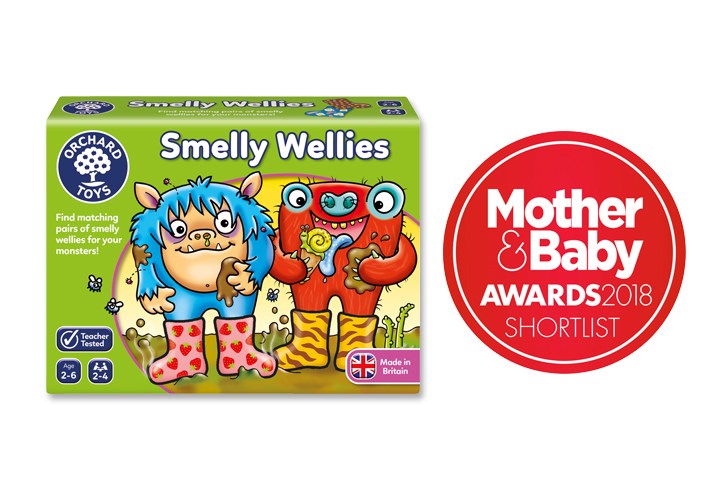 Mother and Baby Shortlist Smelly Wellies Game
