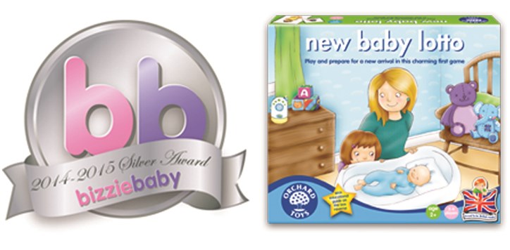 Orchard Toys New Baby Lotto Award Silver Orchard Toys New Baby Lotto Award Silver