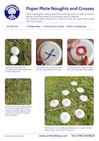 Paper Plates Noughts and Crosses