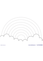 Rainbow Colouring Sheet