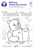 Thank You For Our Delivery Bear