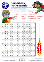 Super Hero Wordsearch