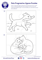 Pets Progressive JIgsaw Puzzles