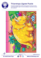 Triceratops Jigsaw Puzzle