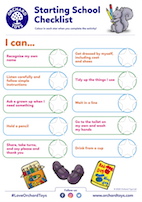 Starting School Activity Sheet