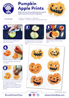 Halloween Apple Faces
