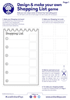 Design Your Own Shopping List