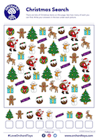 Christmas Search Activity Sheet