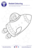 Rocket Colouring