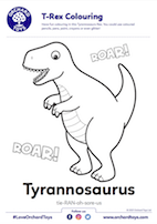 T-Rex Colouring
