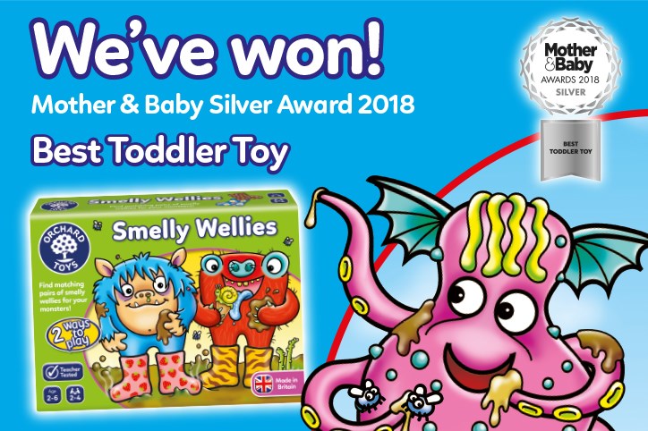 Smelly Wellies Silver Win Mother and Baby Awards