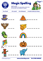 Spelling Activity Sheet