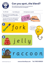 Spot The Blend Activity Sheet