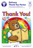 Thank You For Our Delivery Poster