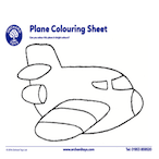 Transport Plane Colouring Sheet