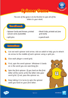 Spinner Game Spinner Game