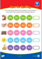 spot the spelling spot the spelling