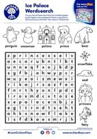 Ice Palace Wordsearch