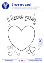 i love you card