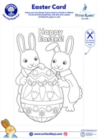 Peter Rabbit Easter Card