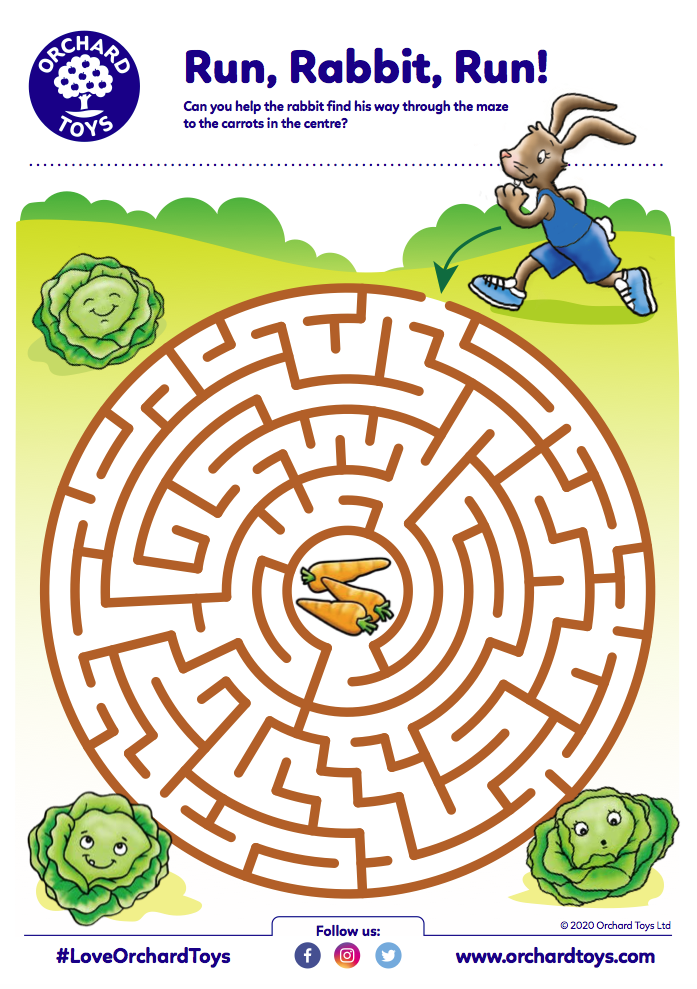 activity sheets for children orchard toys