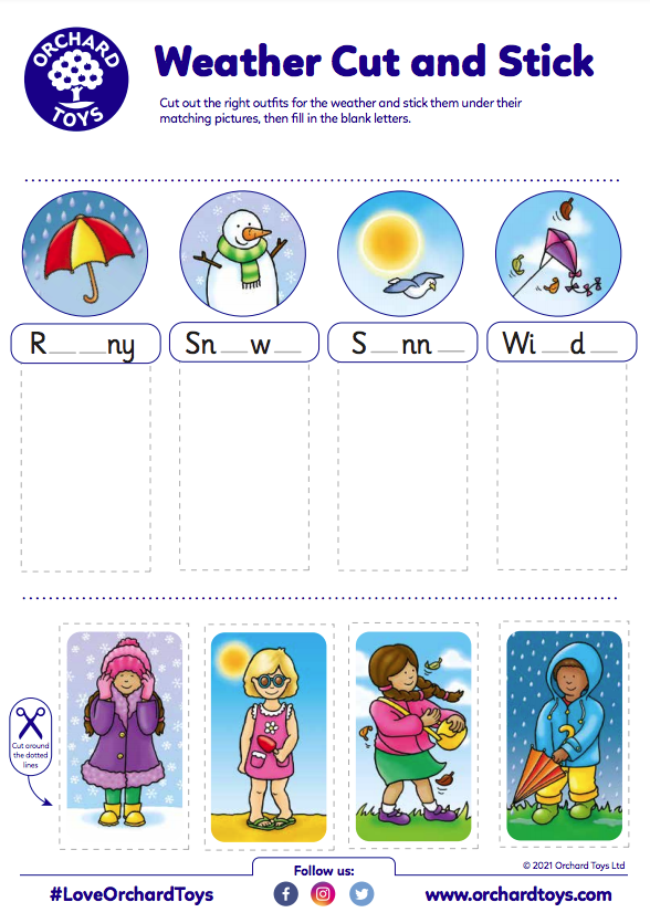 activity sheets for children orchard toys