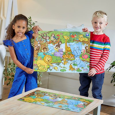Orchard Toys Who's In The Jungle Jigsaw Puzzle Game Board Game Kids 