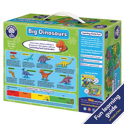 Orchard Toys BIG DINOSAURS Kids Childrens Educational Learning Game Puzzle 4yrs+ 