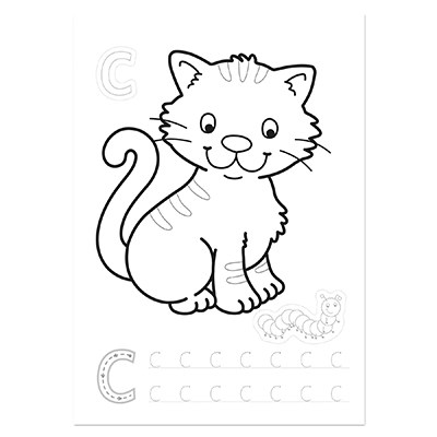 ABC Colouring Book  With Stickers