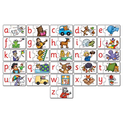 Alphabet Match Jigsaw Puzzles 4yr Educational Orchard Toys Letters for sale online 